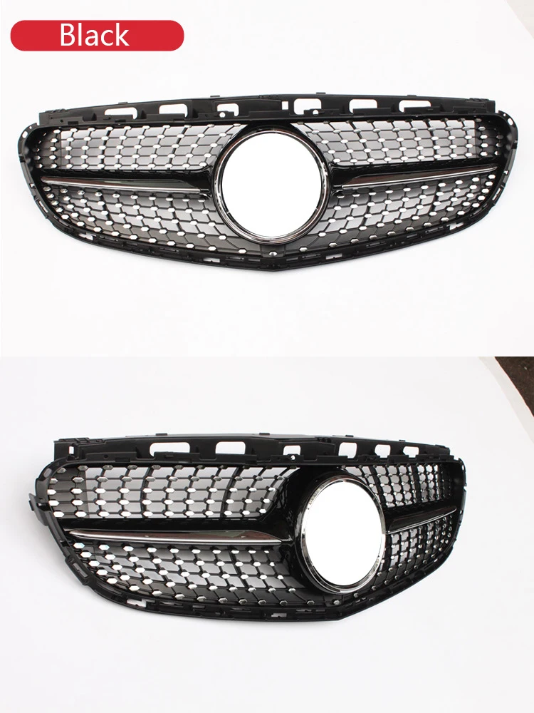 W212 Diamond Style Grill Car Exterior Accessories Front Bumper Grille For 2013-2015 Mercedes Benz E Class W212 LCI