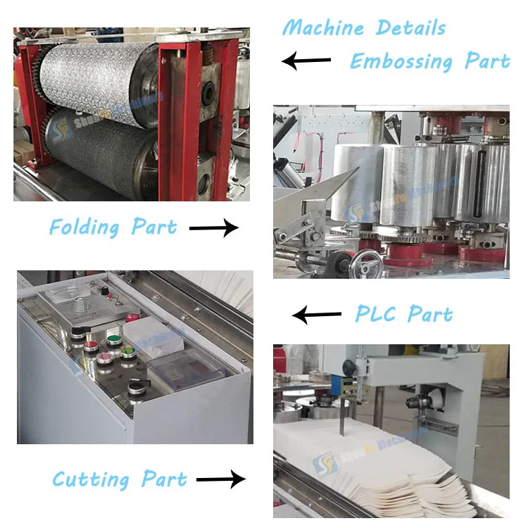 small fully automatic tissue napkin paper towel production making machines napkins for home business