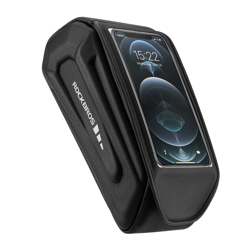 ROCKBROS New design Touch Screen Bicycle Bag waterproof Reflective Cycling Frame Front handlebar Top Tube Phone Case Bag