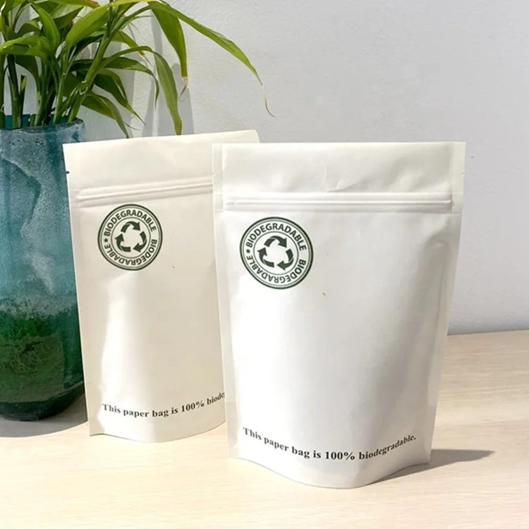 At Pack Shenzhen 2023 New Arrival Kraft Paper Biodegradable Packages For Salt