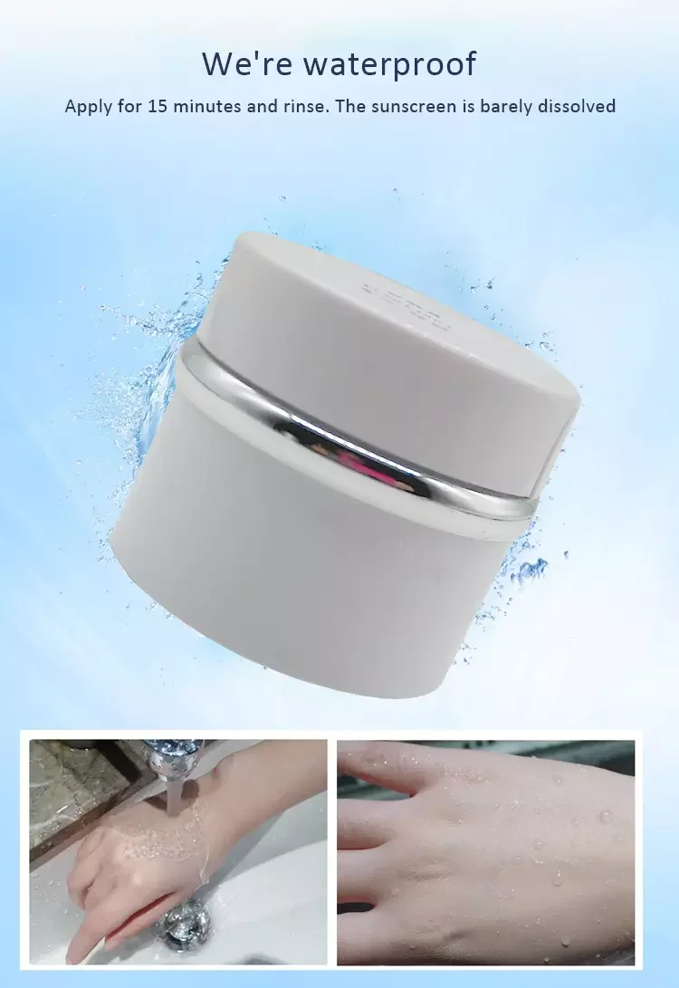 
OEM skin cream SPF 50 waterproof whitening wholesale organic custom sunscreen spray private label sunscreen cream 