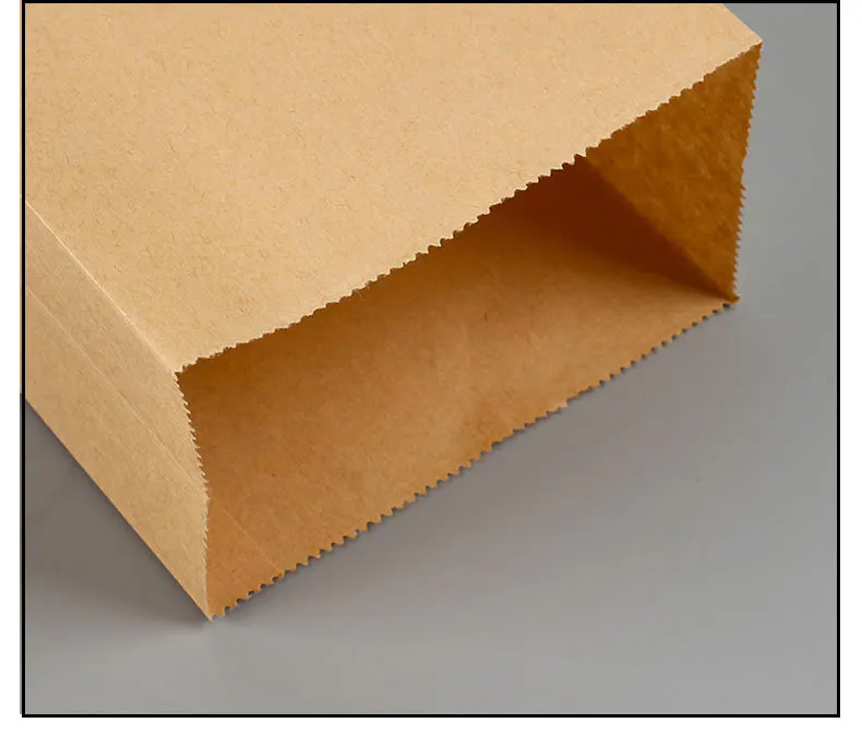 China factory supply SOS brown kraft paper bag grocery paper bag no handle with your own logo