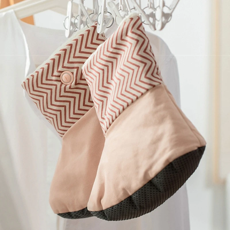 Warmer Boots USB Rechargeable Warm Heating Booties Washable Plush Heating Shoes Electric Heated Foot Heater for Women