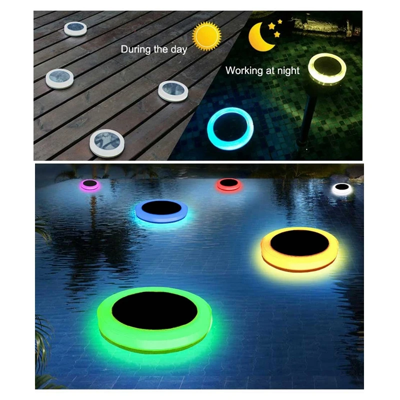 Newish Hot Sale Pool Lights Ip68 Solar Powered Electric Ground Yard Decorative Spike Waterproof Outdoor Led Patio
