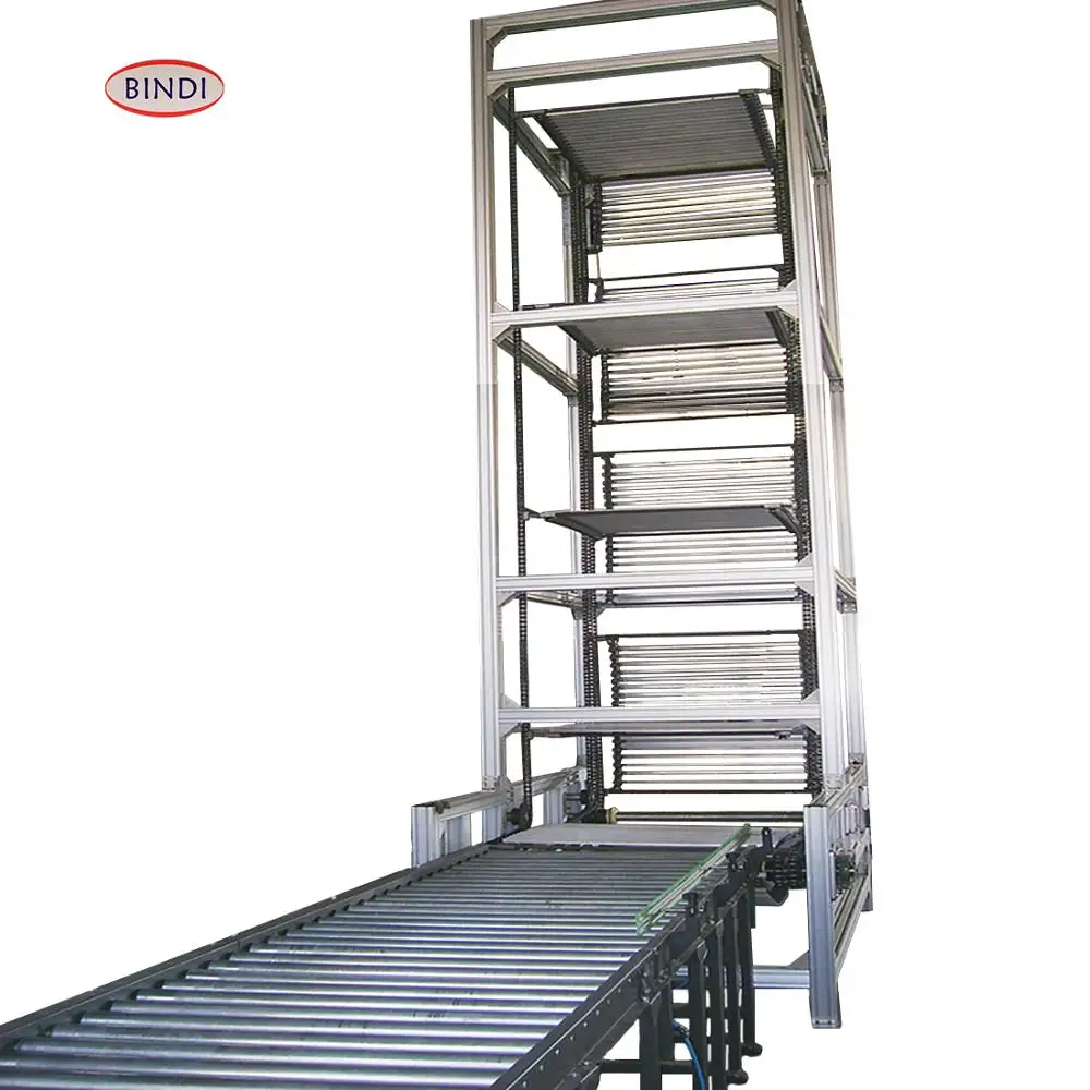Vertical Lift Conveyor  used to elevate or lower containers