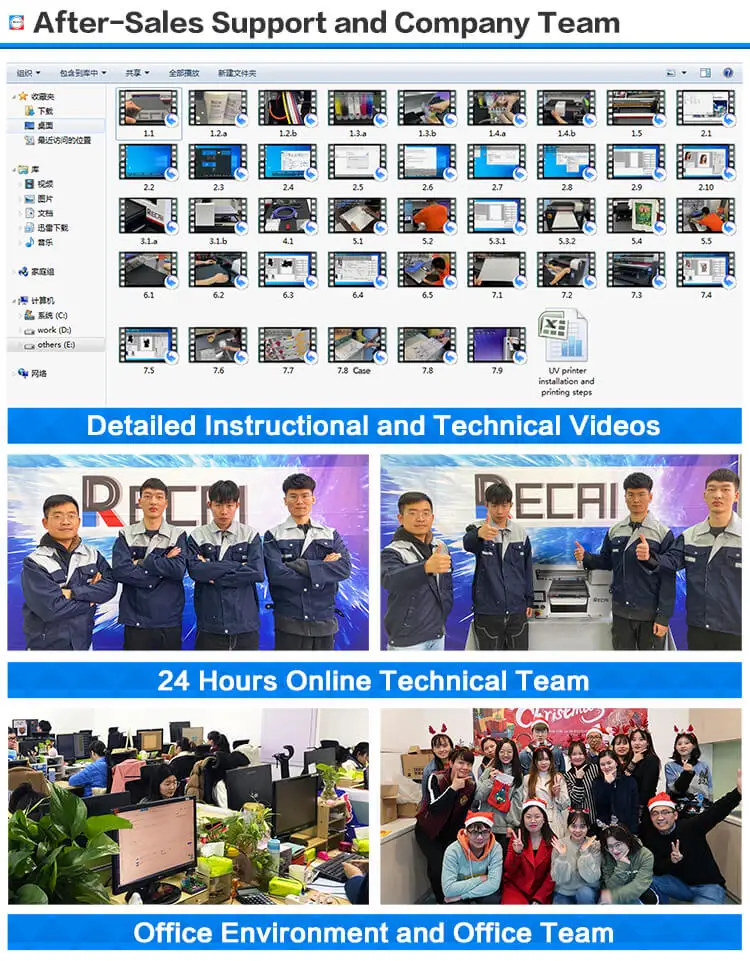 UV Printer Available In All Sizes RECAI A3/A4 1440DPI LED UV Flatbed Printer Wood Bottle PVC Canvas Ball Phone Case UV Printer