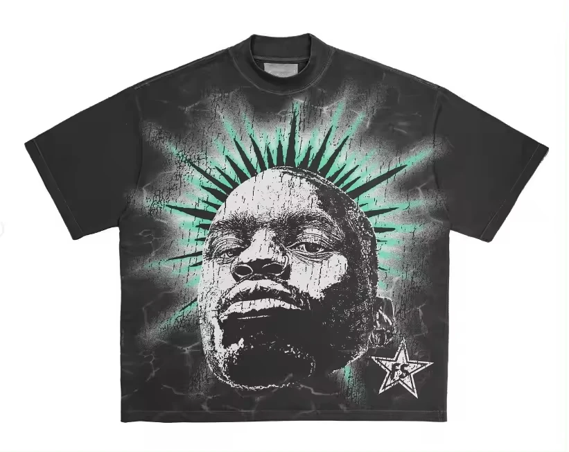 Custom Wholesale Acid Wash Dtg Printer T-shirt Printing Machine High Quality Cotton T-shirts