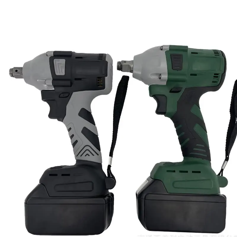 Large Capacity Brushless High Torque Electric Li-ion Impact Wrench for Car Repairment Tire Assembly Cordless