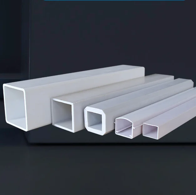 Customized Multi-shape anti-UV  plastic tube PVC ABS PP square pipe sizes factory
