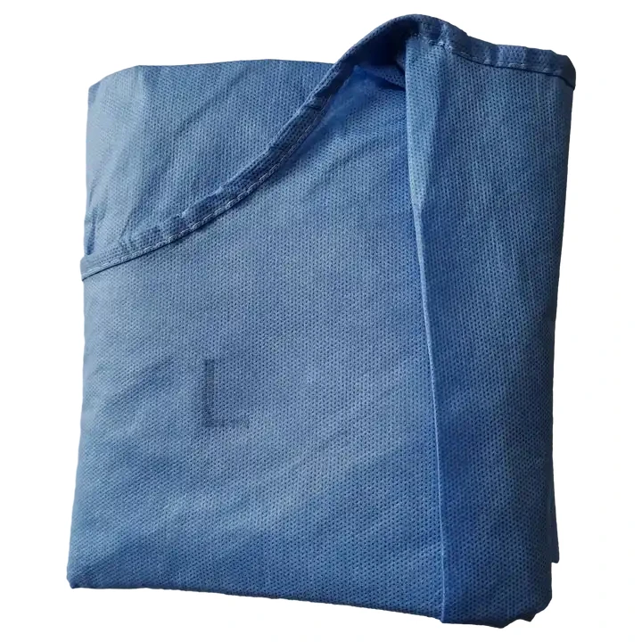 Medical protective clothes sterile gowns for surgeon, SMS/spunlace/BVB material made surgical gown