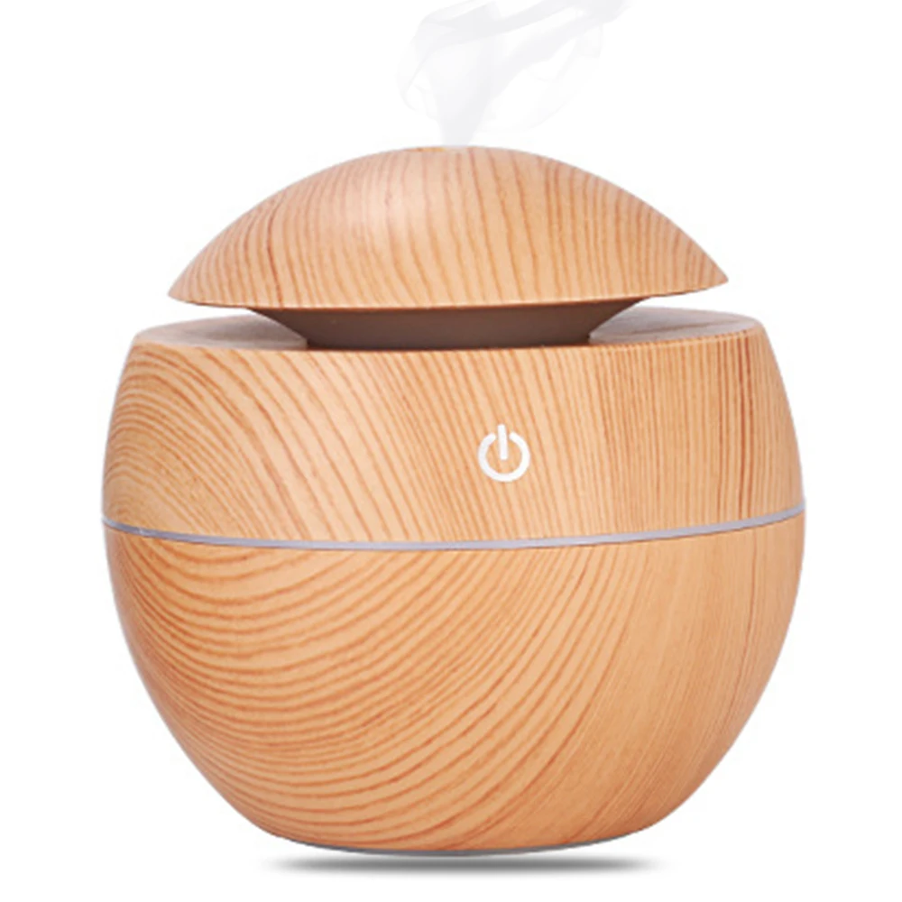 Free sample ball shape mini 200ML usb car humidifier Led 7 colorful night light air humidifier aroma diffusers