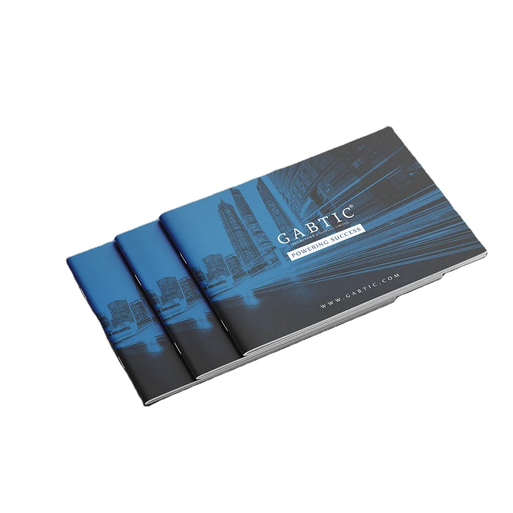 Best quality customized design books printing recycled paper digital printing service Custom company catalog printing