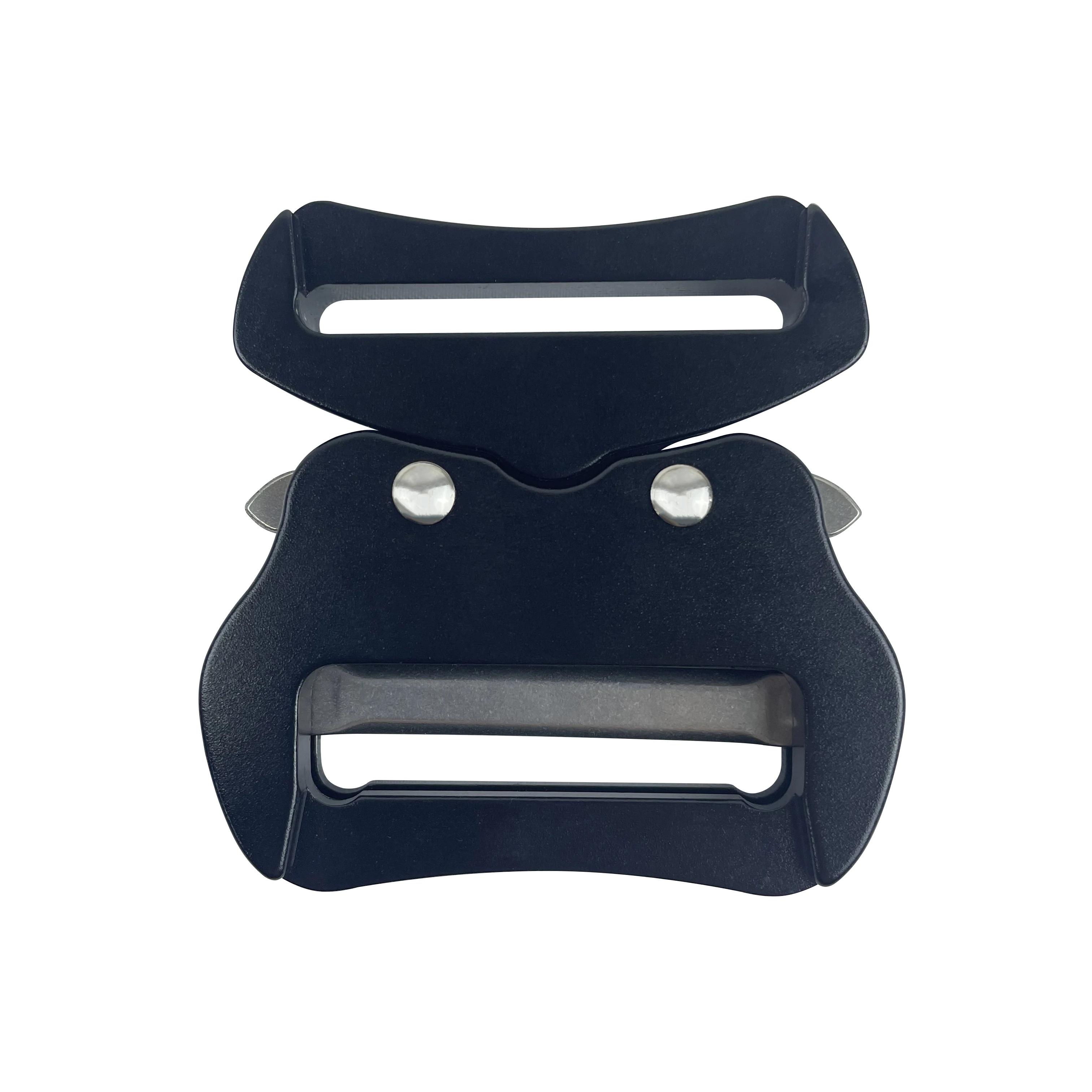 Aluminium Alloy Black 18KN ANSI Quick Release Buckle for Fall Protection Safety Harness