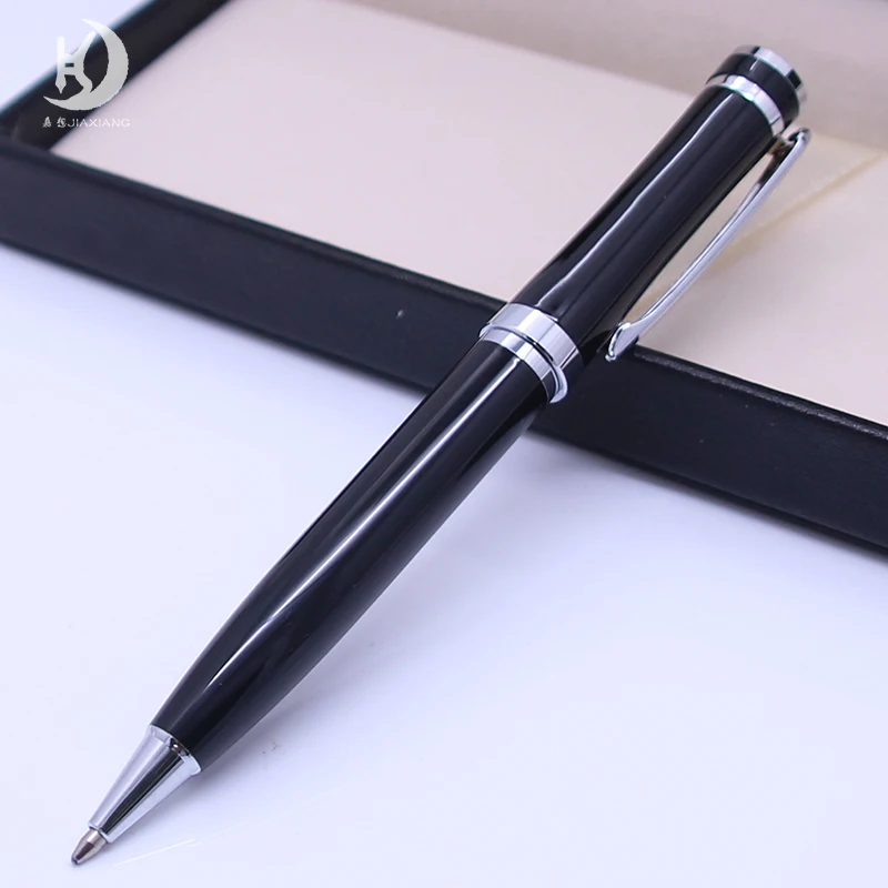 JQ-62 Luxury Custom logo Best Fancy Gift for Professional Writer Executive Smooth Ballpoint Writing Pen Signature Metal Pen Set