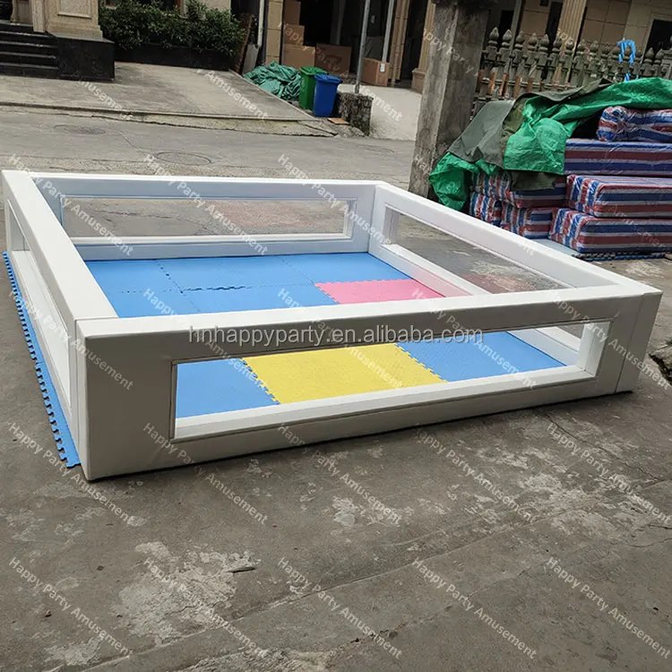 10x10 футов прозрачное стекло мягкие игровые мячи для бассейна