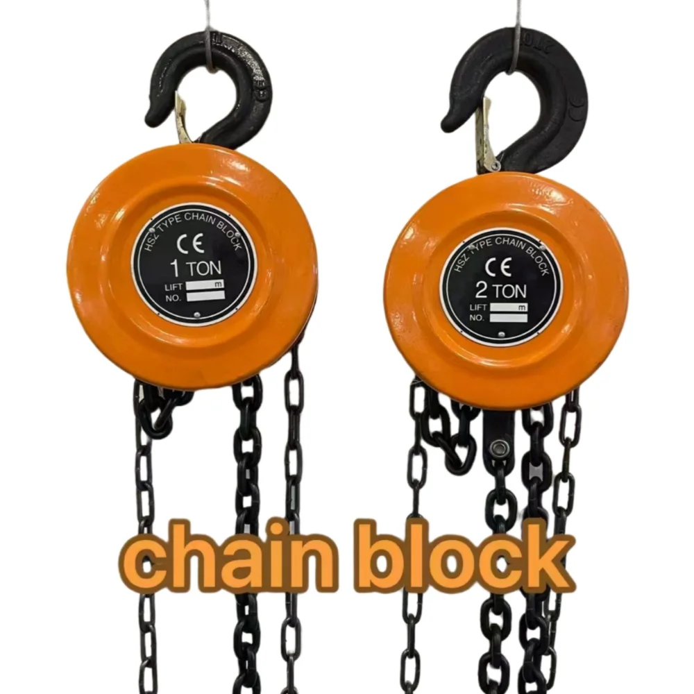 steel shell chain block hoist manual lifting tools hot sale 2 ton hoist crane
