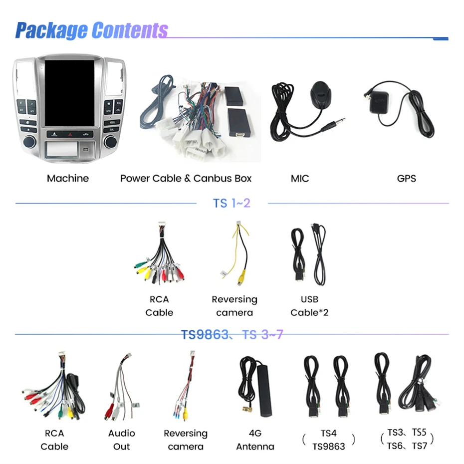 128G Android 12 IPS Screen Car GPS For Lexus RX300 RX330 RX350 RX400h Toyota Harrier Radio Video Player AutoRadio Tape Recorder