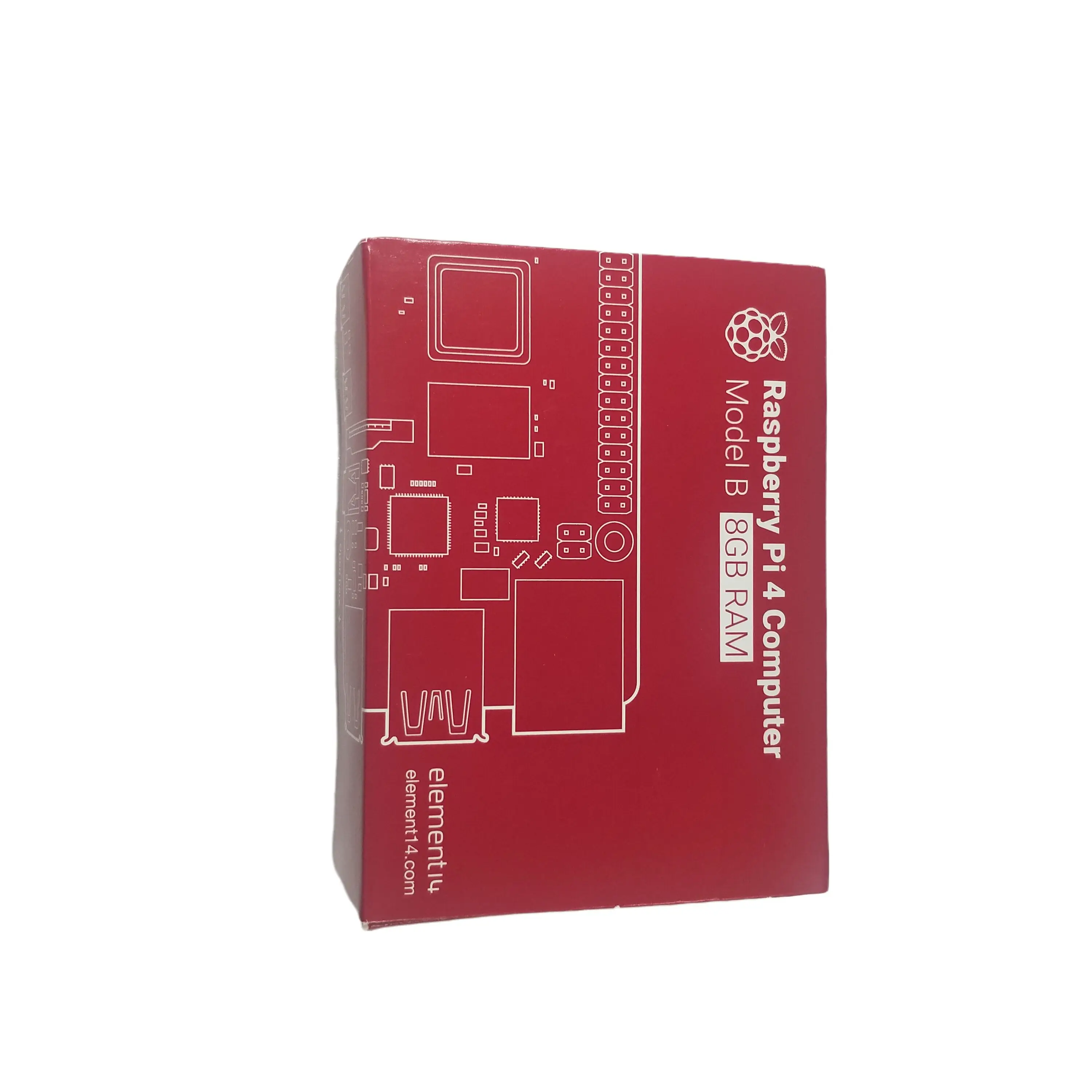 Макетная плата Raspberry Pi 4-го поколения 1/2/4/8 ГБ Двухдиапазонная 4B Wi-Fi Bluetooth 5 0 двойное