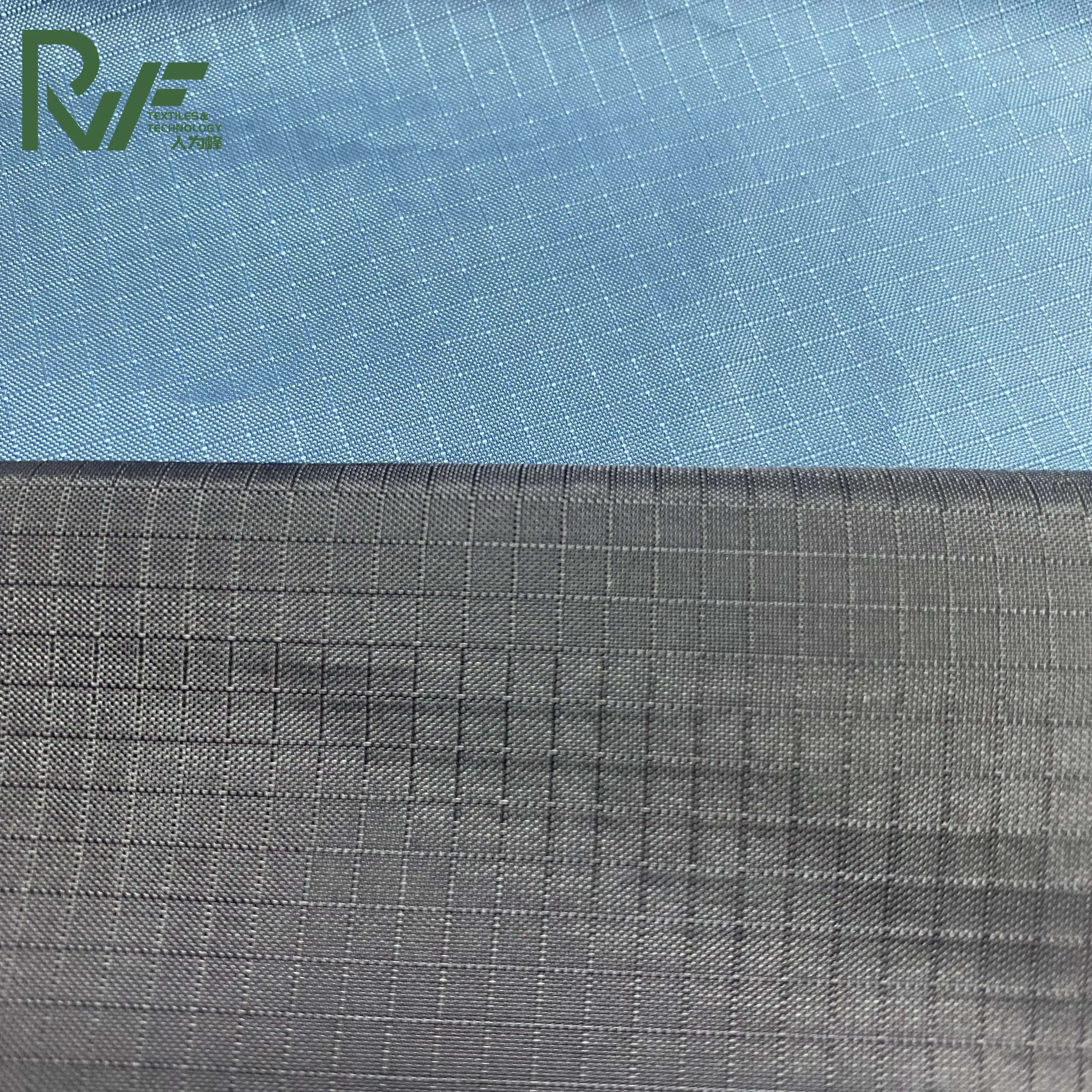 210T 70D silicone coated ripstop nylon fabric
