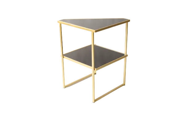 Фабрика Golden Arts, мебель для дома, Современная гостиная, креативный диван, Двухслойный дизайн, черный стеклянный боковой стол