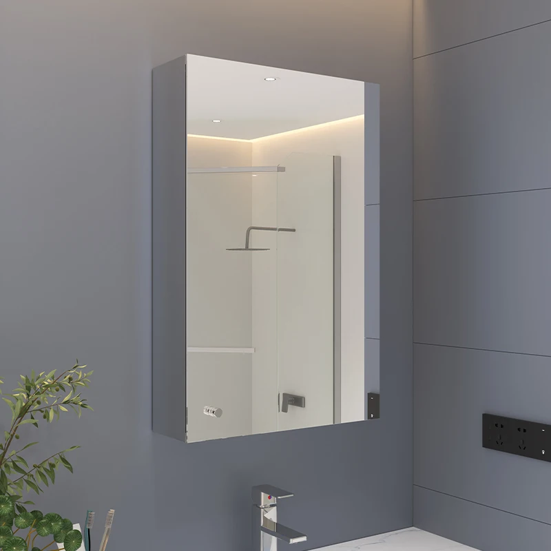 Best Selling Bathroom Vanity Stainless Steel Mirror Cabinet Standing Mirror Jewelry Cabinet Display Cabinet