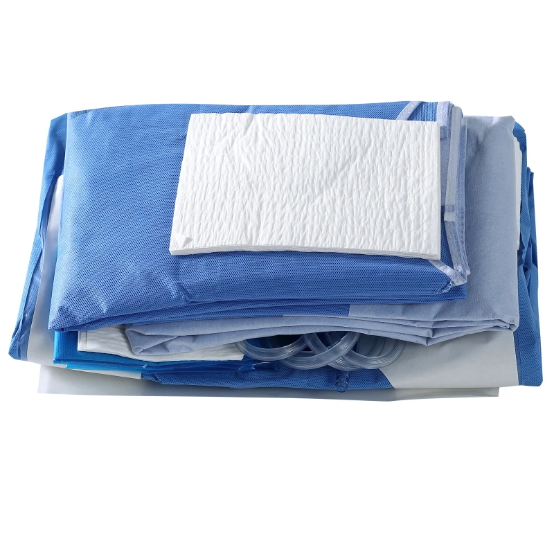 Medical disposable sterile surgical operation drape packs Universal nonwoven C-Section Pack