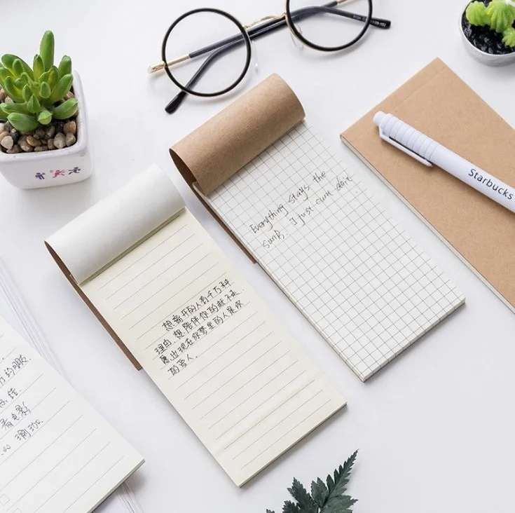 Wholesale School Supplies Custom Print Soft Cover Memo Notes Pad Student Memo Pad