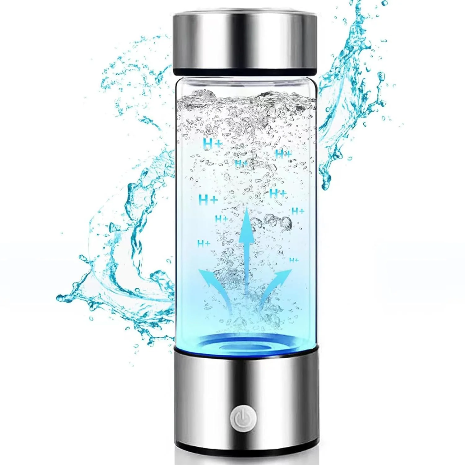 Hydrogen Generator Water Cup Filter Ionizer Maker 420ML Hydrogen-Rich Water Portable Super Antioxidants ORP Hydrogen Bottle