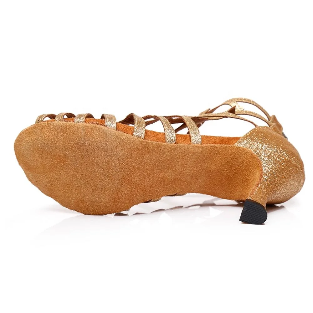 L395 flash material heel 7.5cm girls/women dance Latin boots High heel dance shoes