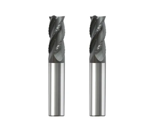 Solid Carbide 3-Flute Endmill for Aluminum Machining Customizable OEM D4*12*50L*D4