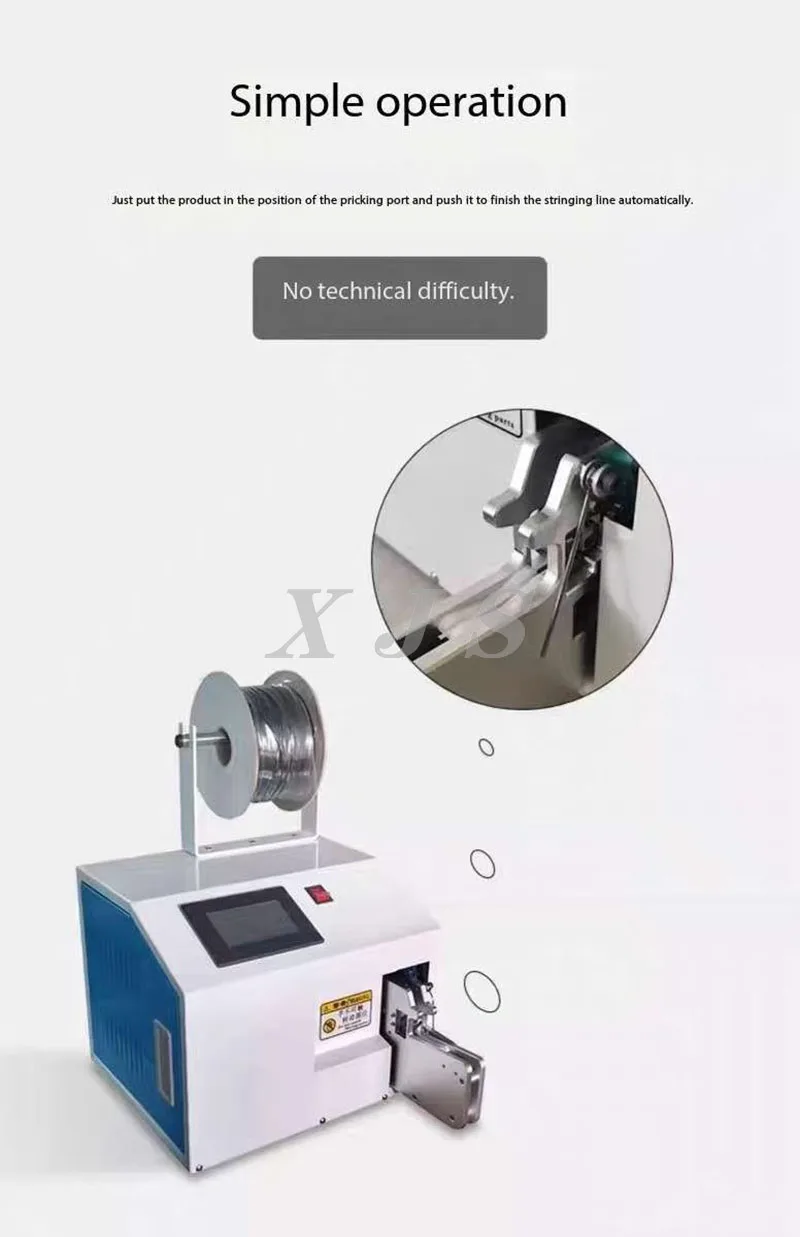 Automatic Wire Winding Stringing Machine Banding Bundling Tying Electrical Copper Wire Cable Coiling Machine Price