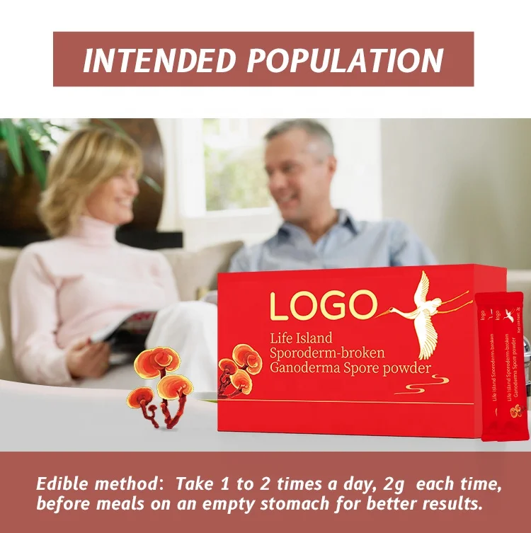 gym supplements Life Island Sporoderm-broken Ganoderma Spore Powder Improve immunity