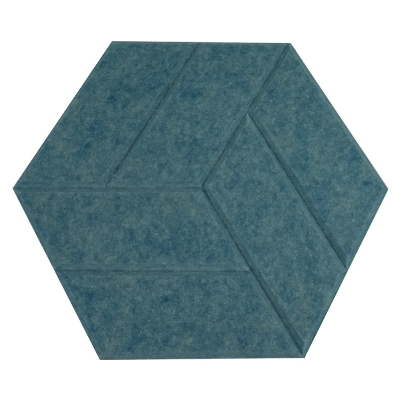 YuanYuan Soundproof Honeycomb Studio 3D PET Acoustic Foam Panel Polyester Acoustic Panels For Studio