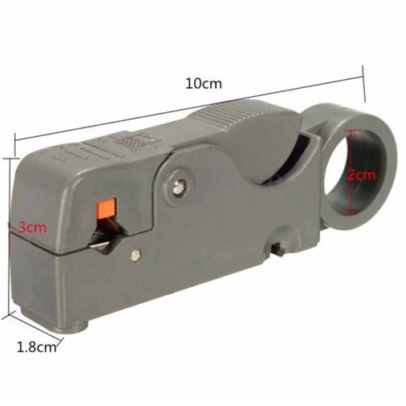 RG59 RG58 RG6 with Double Blades Mini Wire Stripper New Rotary Coaxial Cable Stripper