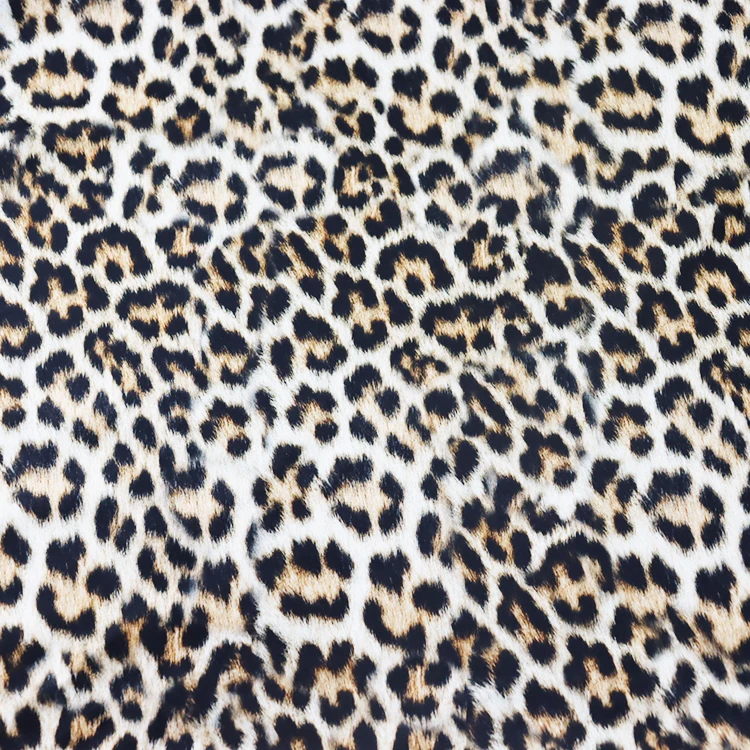 Made in China 40D nylon spandex jersey designer leopard  printed fabric