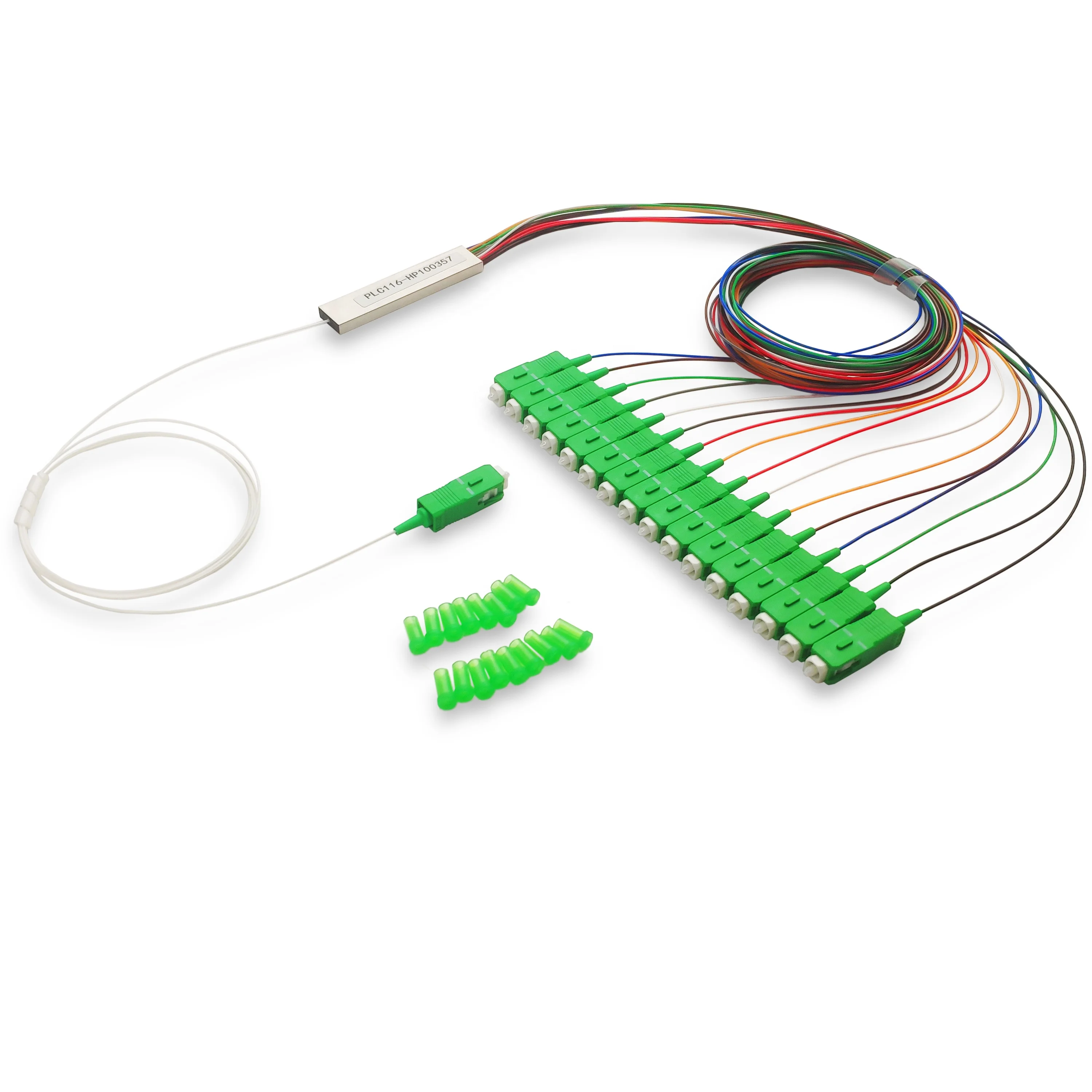 1x4 1x8 1x16 волоконно-оптический ПЛК сплиттер 1x8 с коннектором волоконно-оптический ПЛК сплиттер