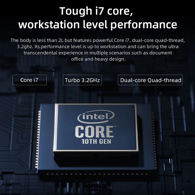 2021 Настольный GPU Intel UHD Графический компьютер Win10 Office i7 10700k Cpu игровой