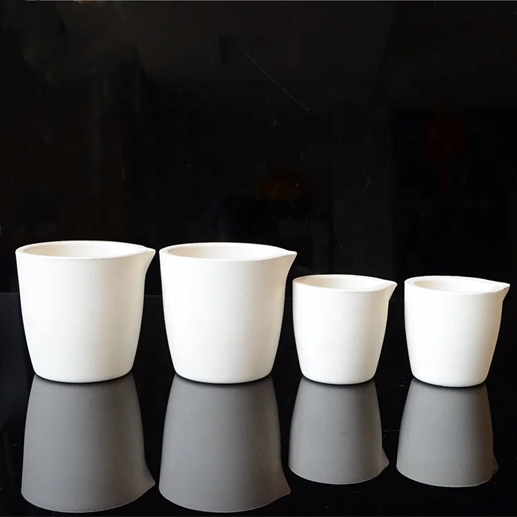 high quality with good thermostability fire assay crucible for mine labs