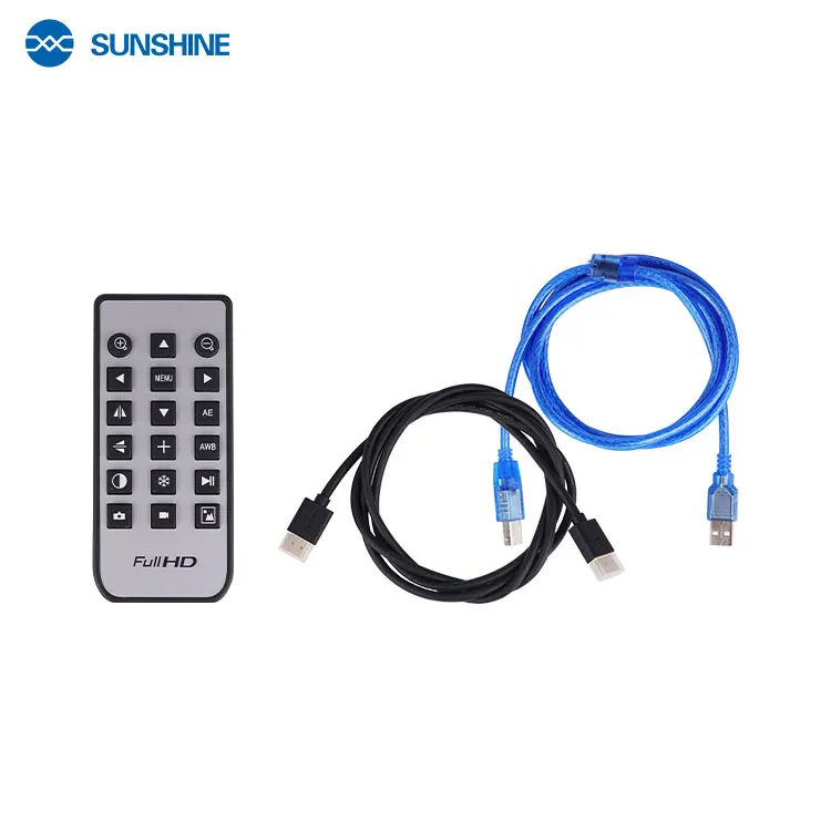 Sunshine M-11 4800W пикселей тринокулярный микроскоп HD камера для мобильного телефона инструмент ремонта материнской платы на сульфаминовую кислоту