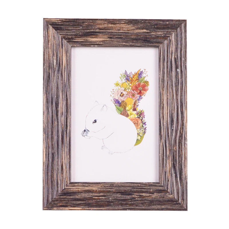 
Retro Decoration Online Photo Frame Art Wooden Photo Frame DIY Home Decoration 
