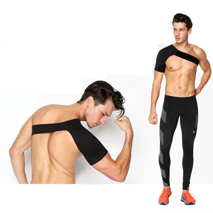 2024 sports protective gear elastic recovery adjustable neoprene compression orthopedic shoulder back brace