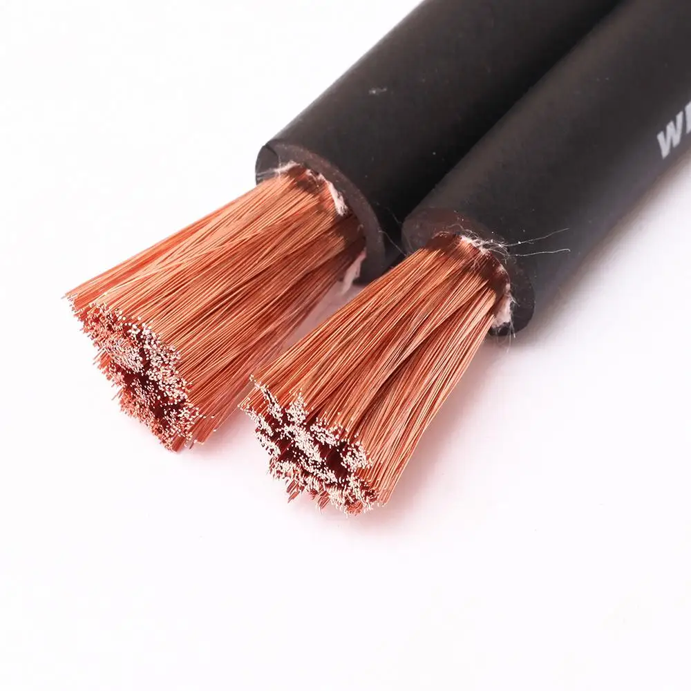 Professional 2/0 25mm 35mm 50mm 70mm 95mm copper welding cable with low price