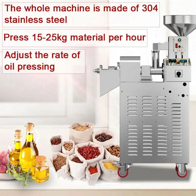 Top quality almond oil press hemp seed oil press soybean sunflower seed cottonseed palm edible oil refinery machine