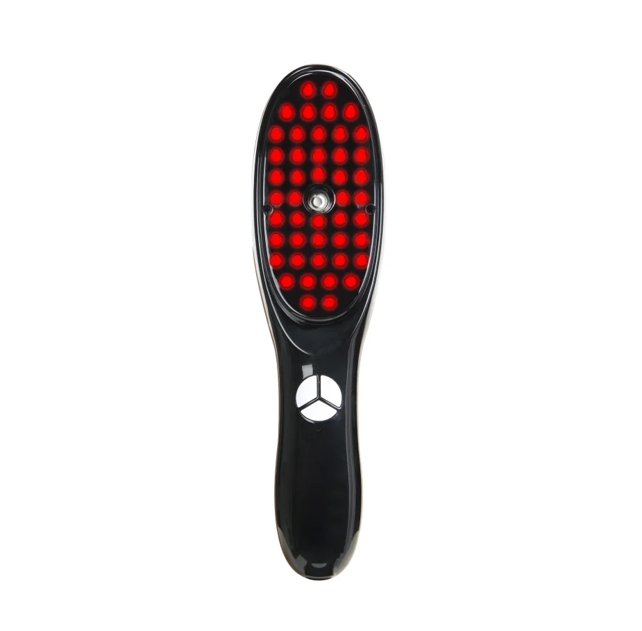 Hair Brushes Electric Head Massage Comb Negative Ion Hairdressing Comb Scalp Massage Red $ Blue Light Therapy Hair Care