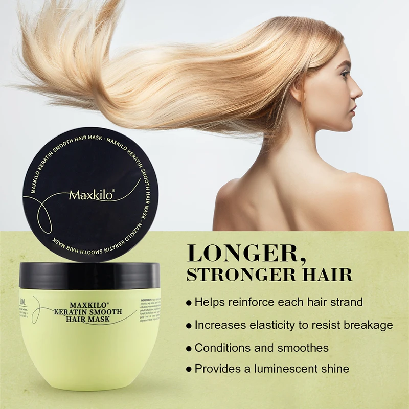 Private Label Hair Mask Treatments Nourishing Damage Repair Keratin Hair Mask
