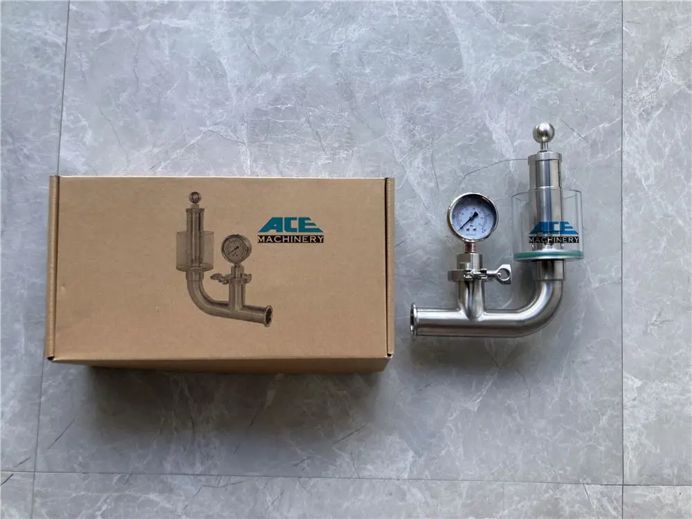 Линейное соединение трубопровода выпускной клапан 1 5 дюйма оборудование для пива бункерные клапаны пивной Бонг