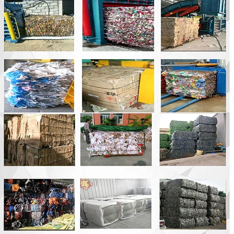 Keshang Fully Automatic Waste Paper Baler Compress Baling Recycle Machine