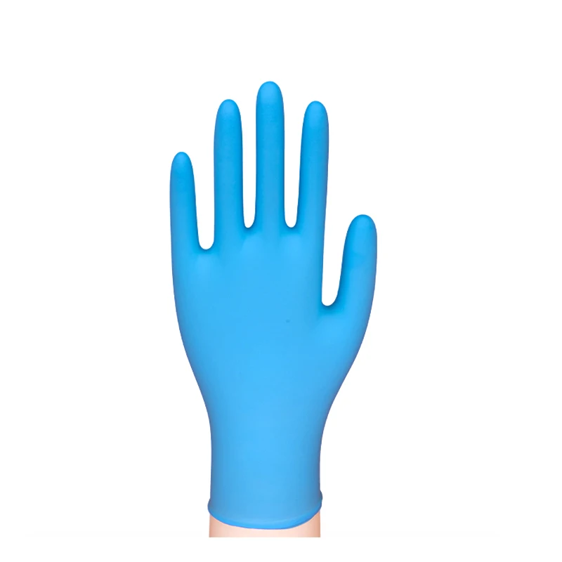 EN455 EN374 CHEMO CE 510k serial disposable medical blue nitrile guantes de nitrilo examination gloves in bulk