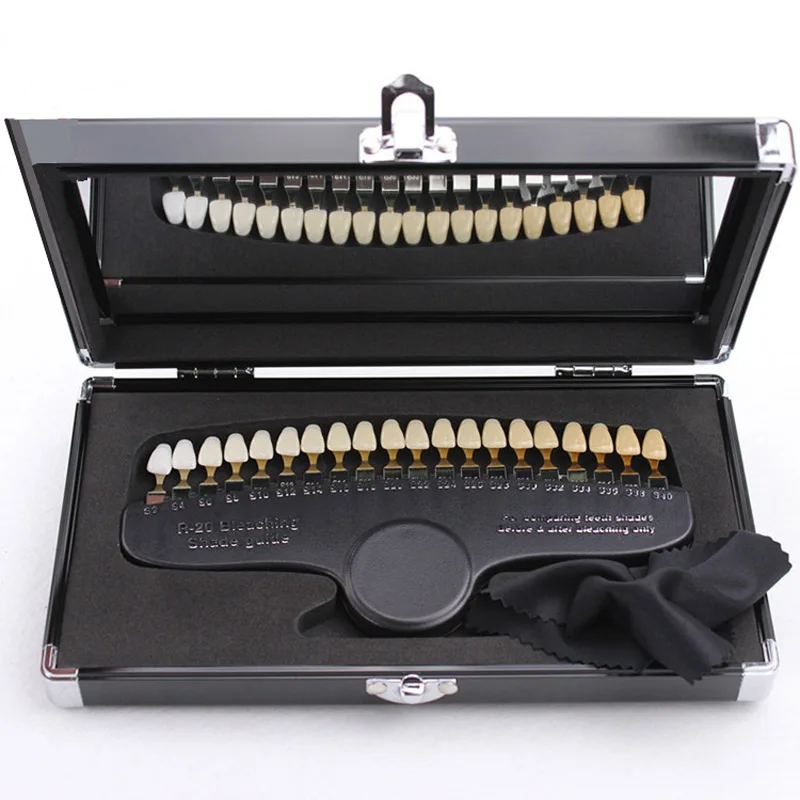 Dental Teeth Whitening Bleaching Shade Guides 20 colors