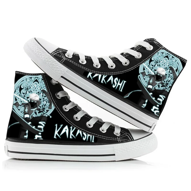 
wholesale high top couple design 2 canvas casual man naruto shoes with discount 